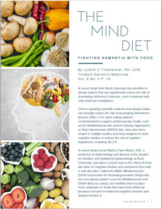 MIND Diet Article: Fighting Dementia with Food